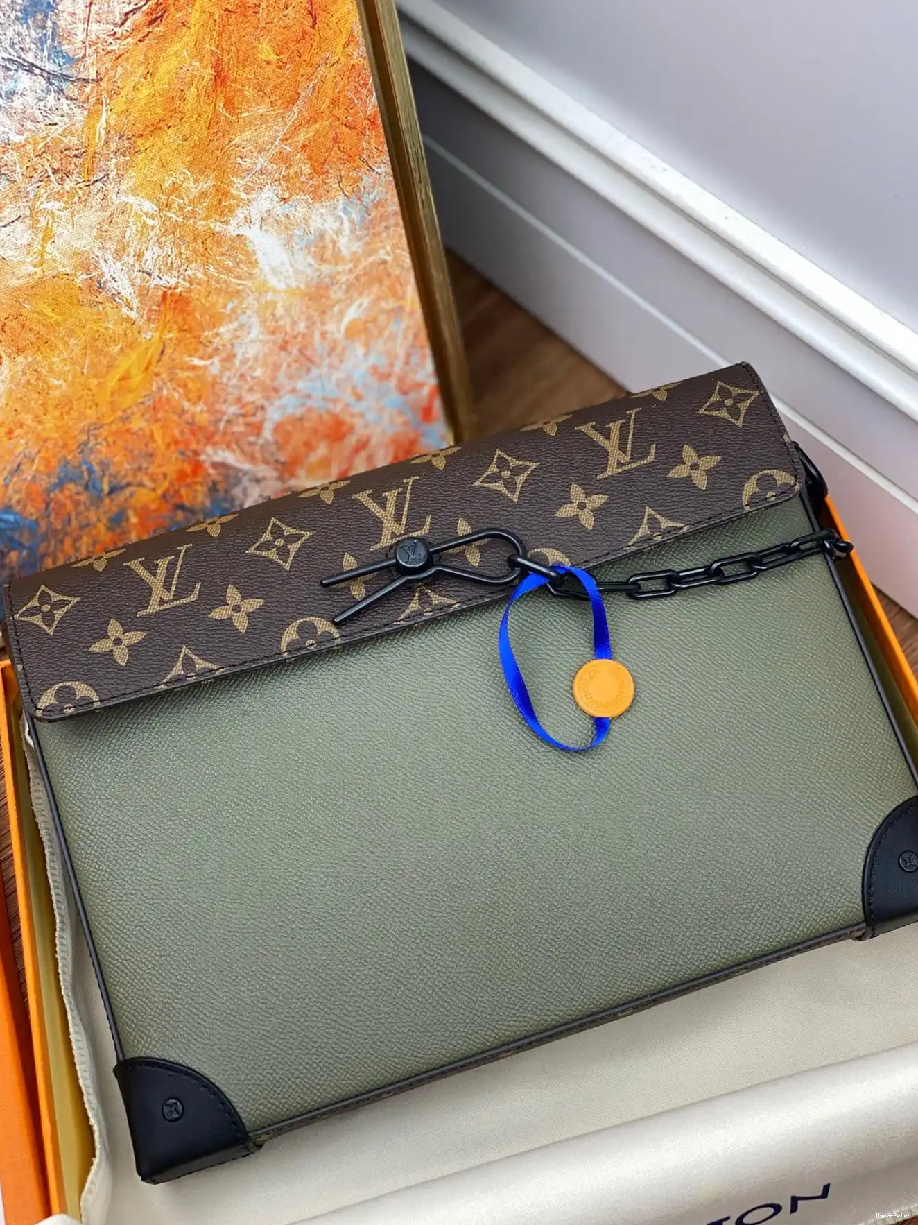 POCHETTE VUITTON LOUIS VOYAGE STEAMER 0313