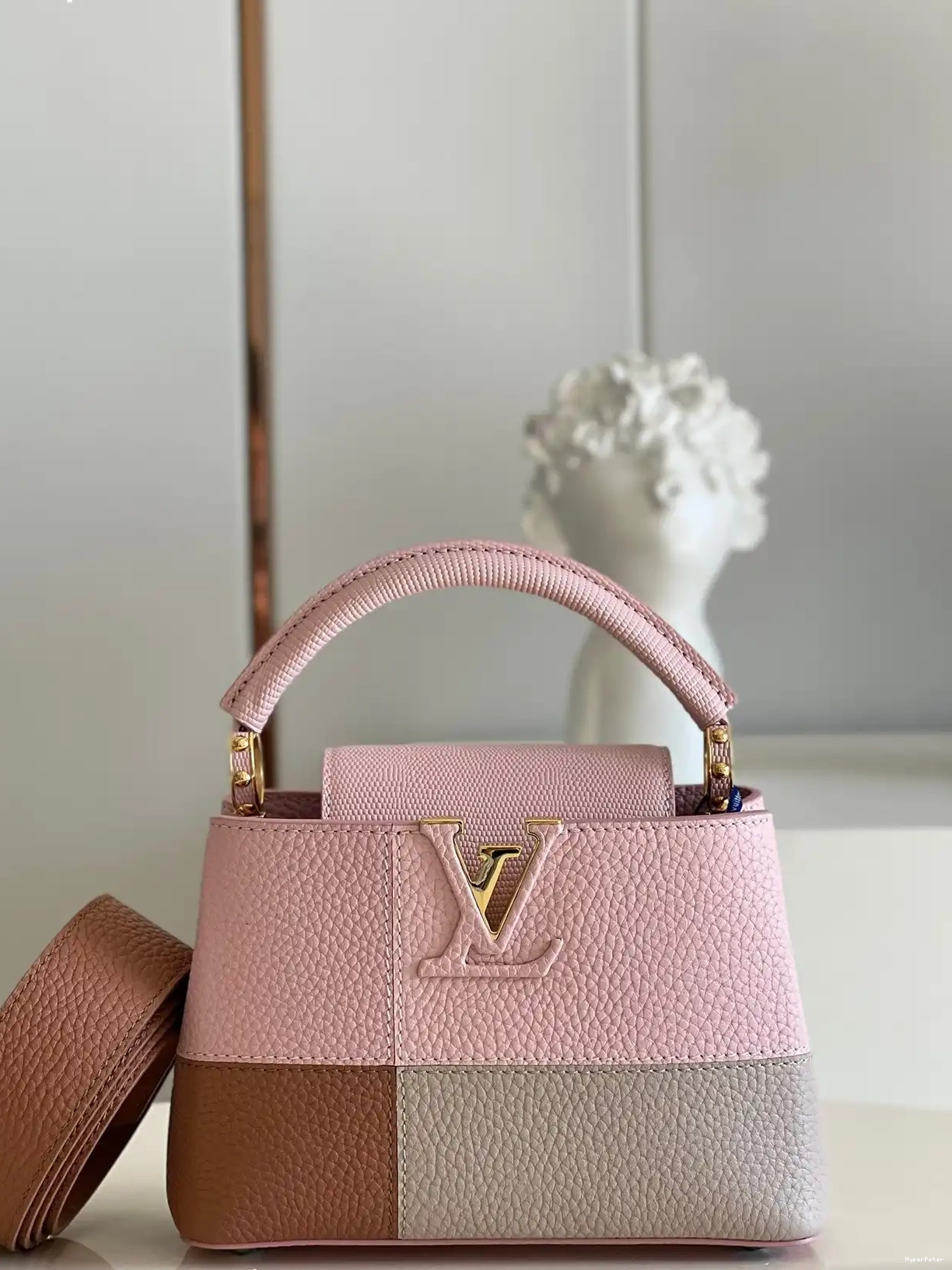 VUITTON CAPUCINES MINI LOUIS 0317