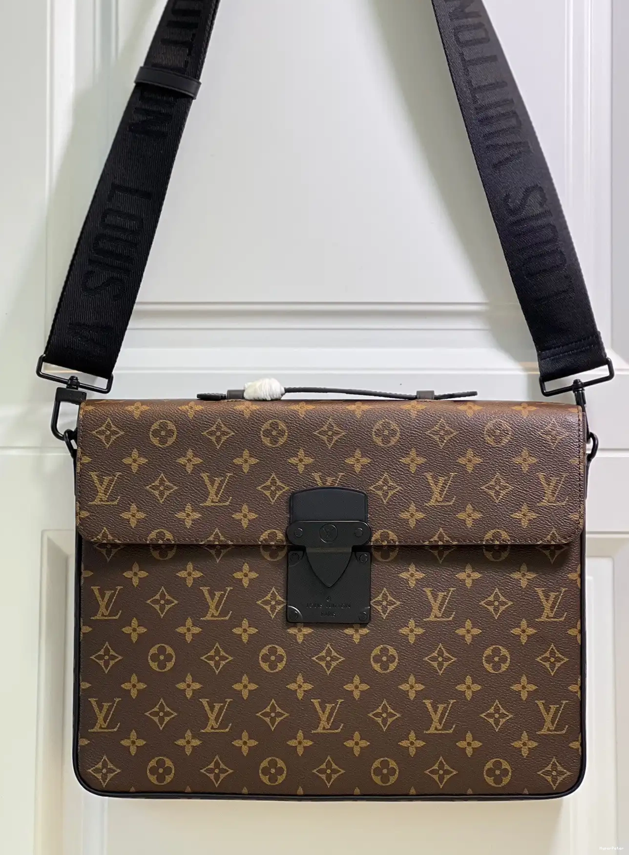 LOCK BRIEFCASE VUITTON S LOUIS 0313